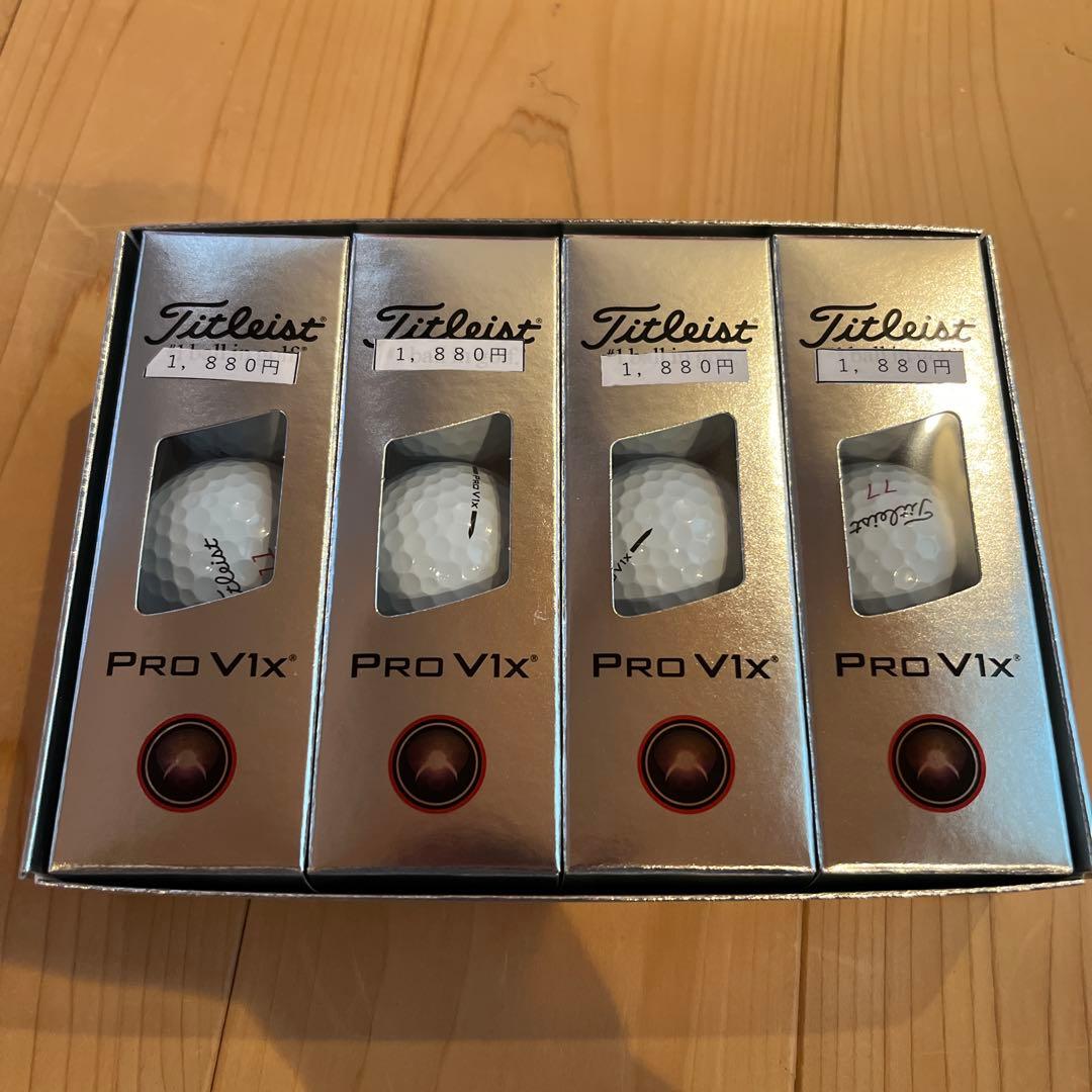 Titleist Pro V1x ゴルフボール 2箱セット　ダブルナンバー