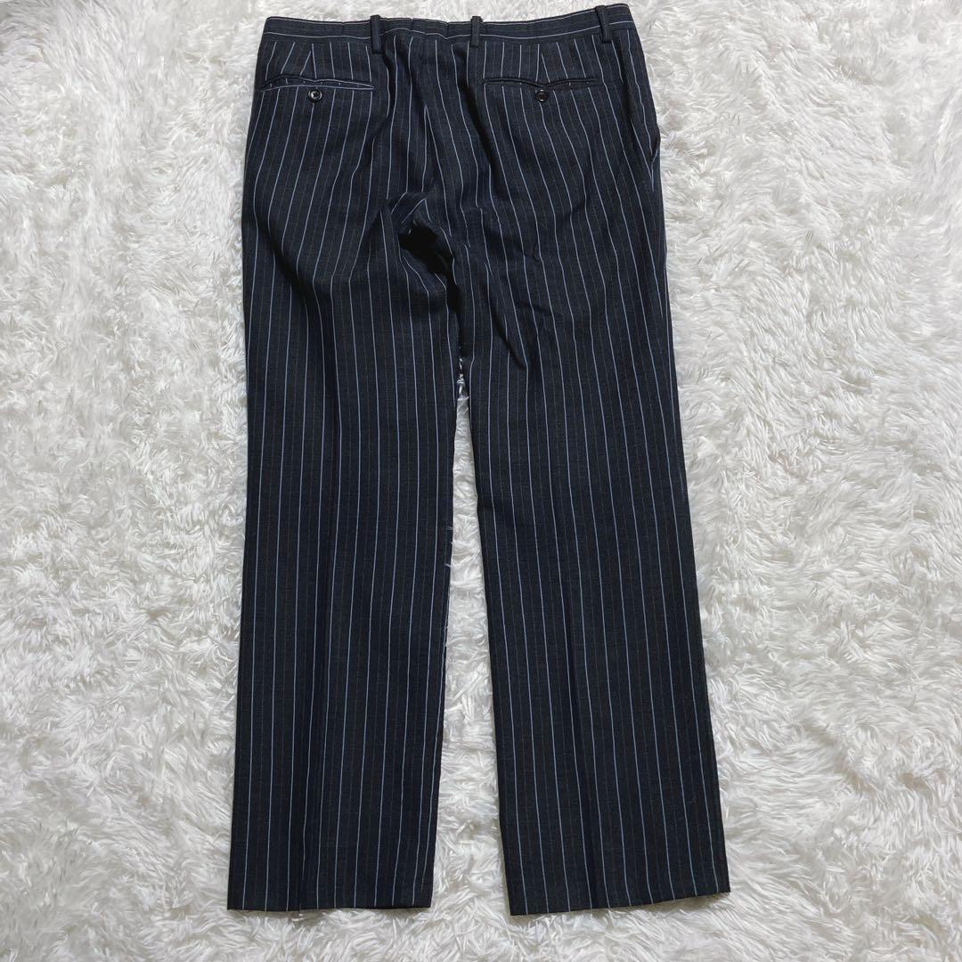 良品⭐️エトロ　パンツセットアップ　ペイズリー柄　ストライプ　シングル　1Bボタン