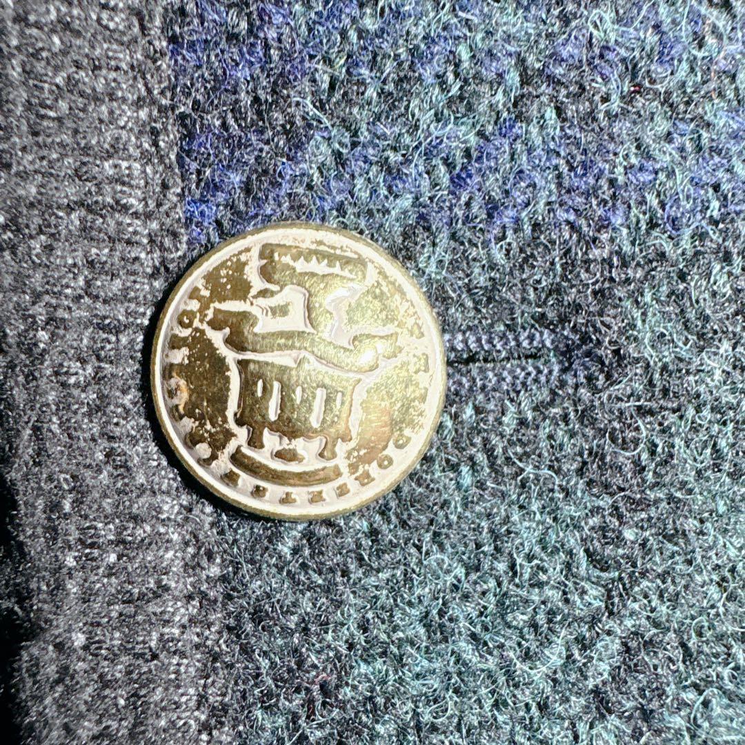 【イタリア製】GOLDEN  チェック テーラードジャケット 金ボタン