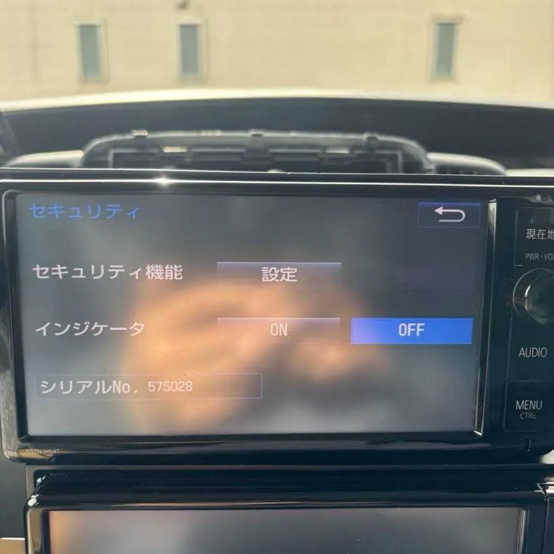 トヨタ純正ナビ NSZN-W64T 7インチ 2014年秋版地図データ