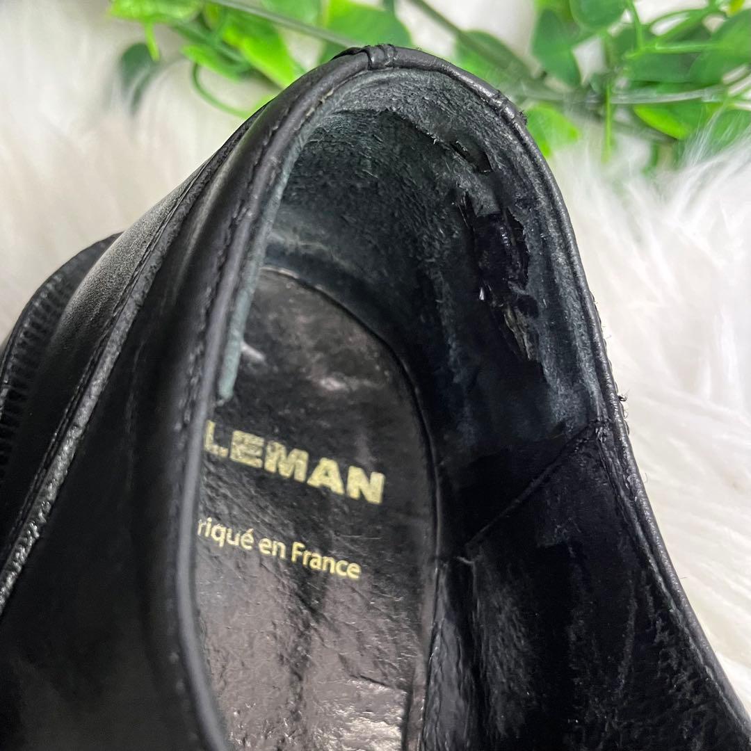 クレマン　フローダン　ブラック　レザー　26cm