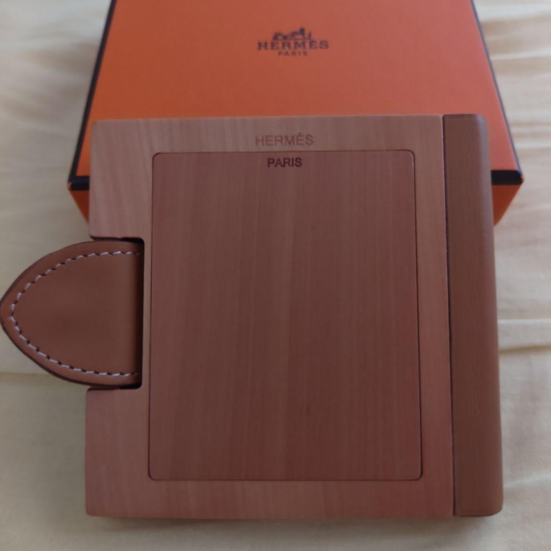 【レア・未使用】エルメス　ウッド　フォトフレーム PM