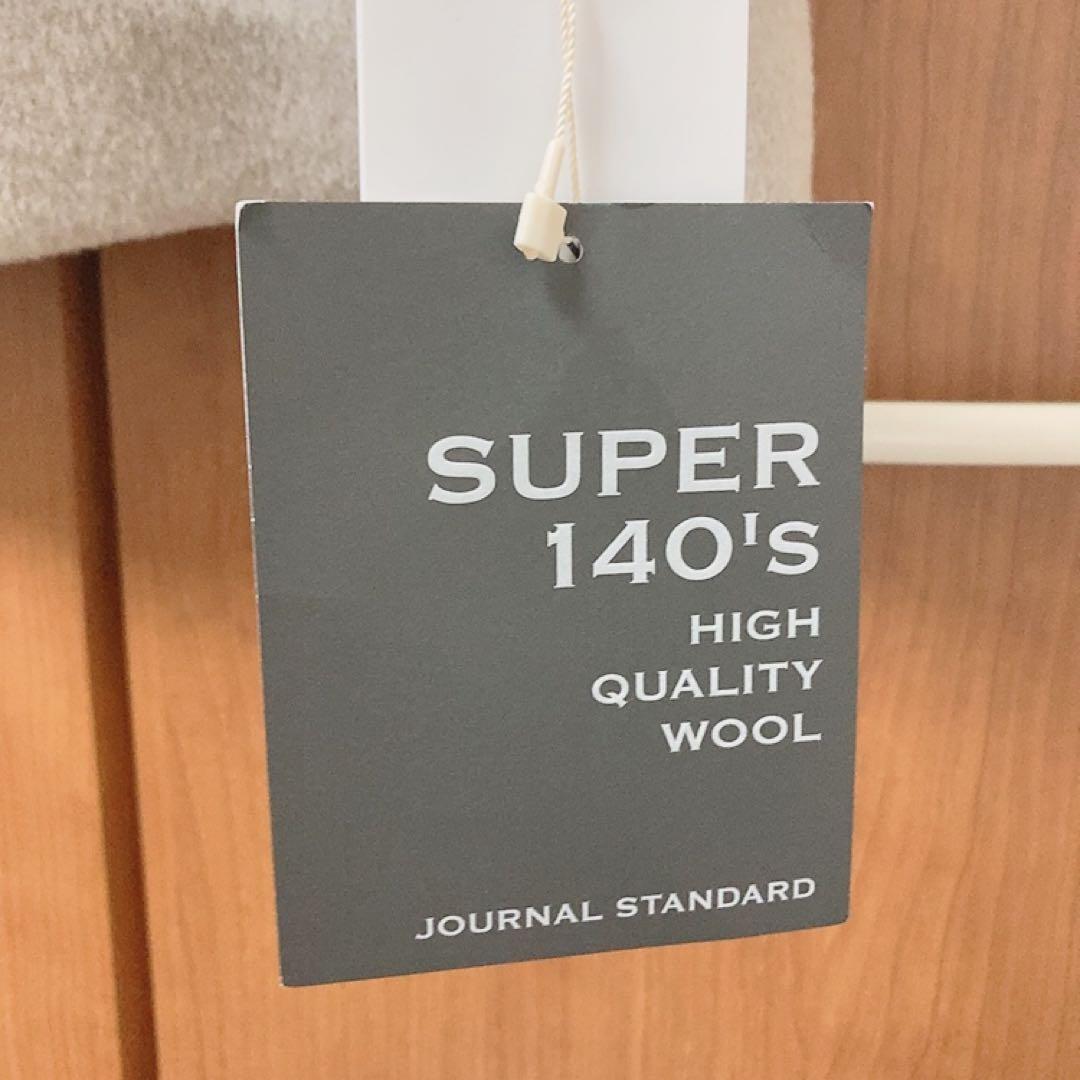 新品　ジャーナルスタンダード　スーパー140ビーバーノーカラーショートコート