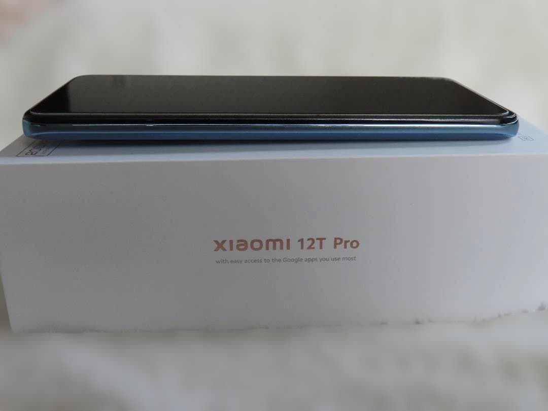 s*a様 【美品】Xiaomi 12T Pro ブルー【8GB/256GB】ソフ