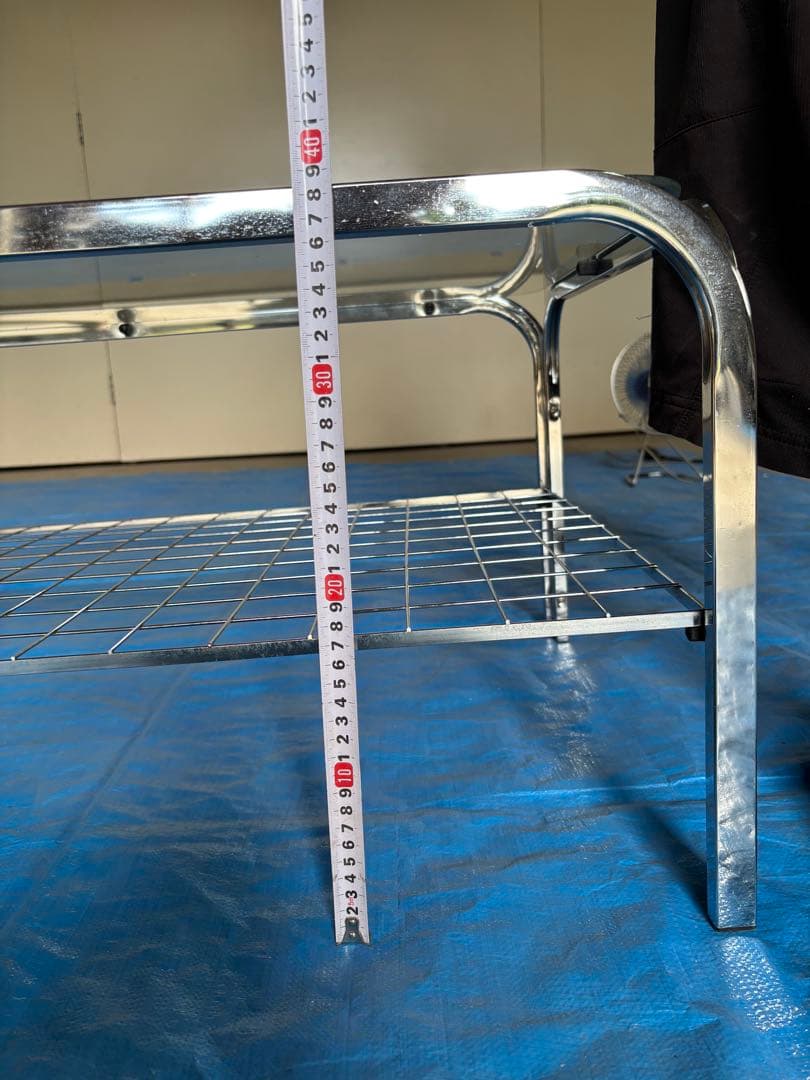 【昭和レトロ】80年代　ガラステーブル　センターテーブル　アイアンフレーム