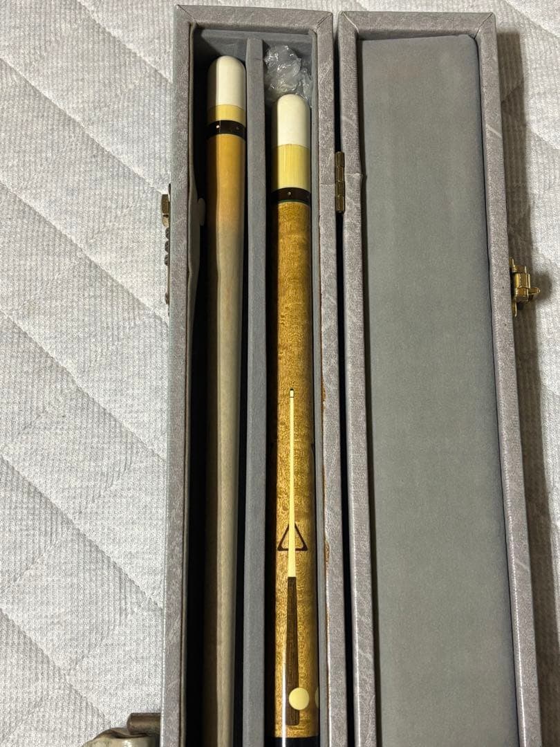 【希少】Meucci メウチ ビンテージビリヤードキューPBT3 ハードケース付