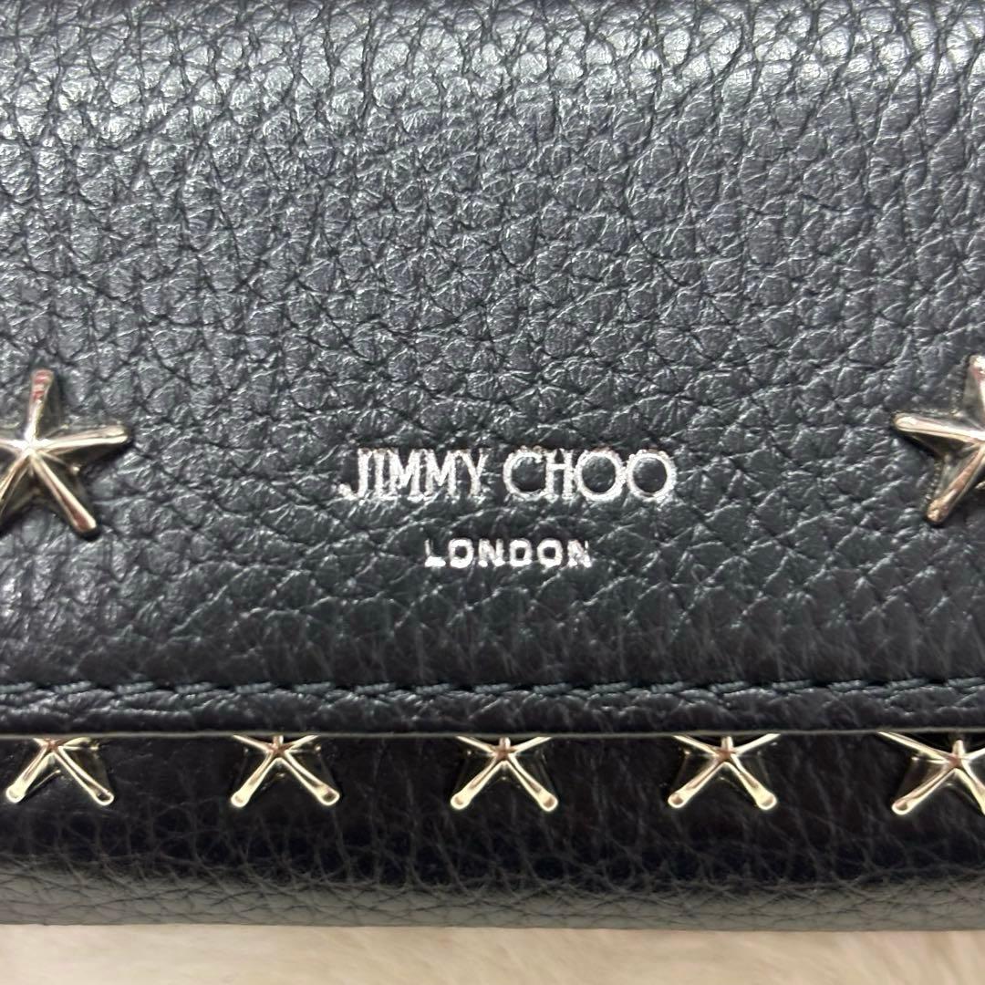 未使用級 ジミーチュウ JIMMY CHOO レザー ６連キーケース スタッズ
