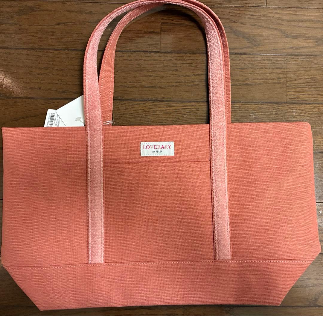 フェイラー　オールドテディワッペントートバッグ　LL 大　ピンク