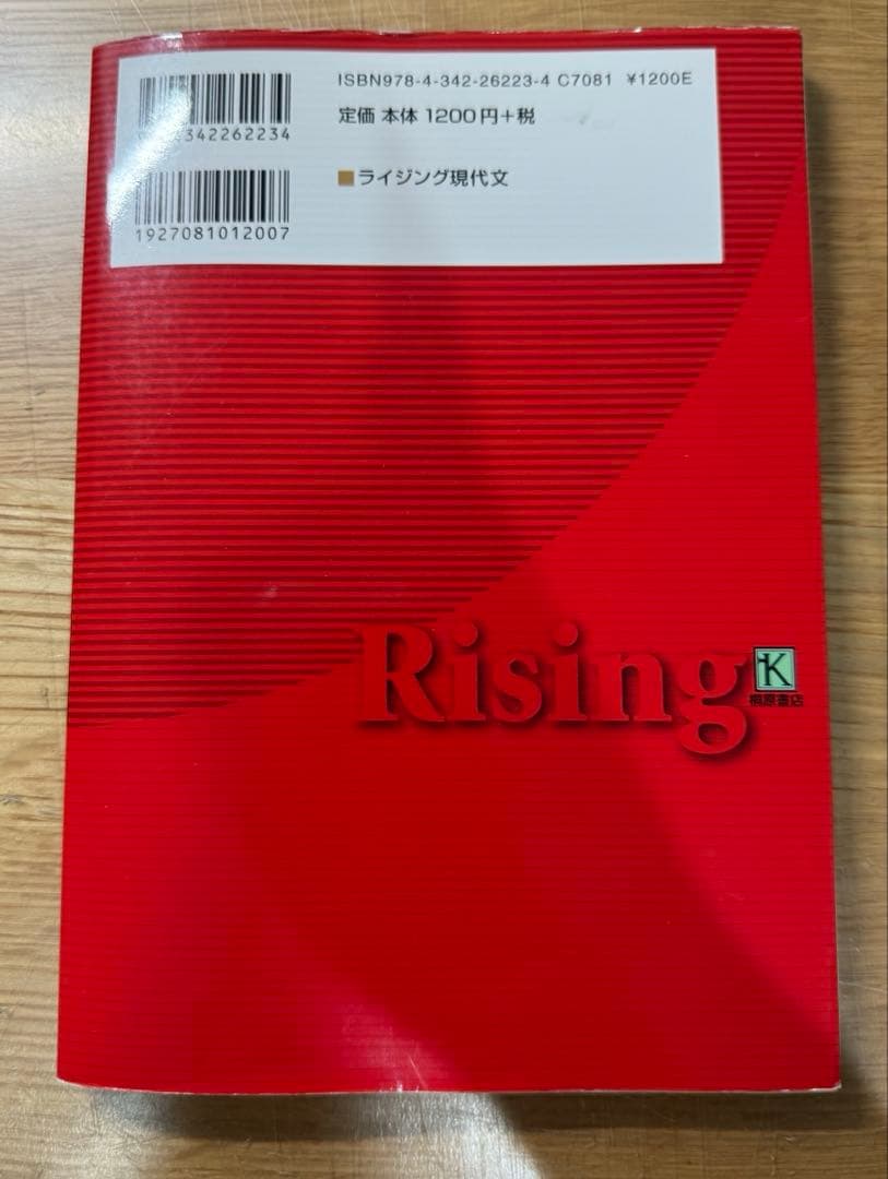 「ライジング現代文 最高レベルの学力養成」