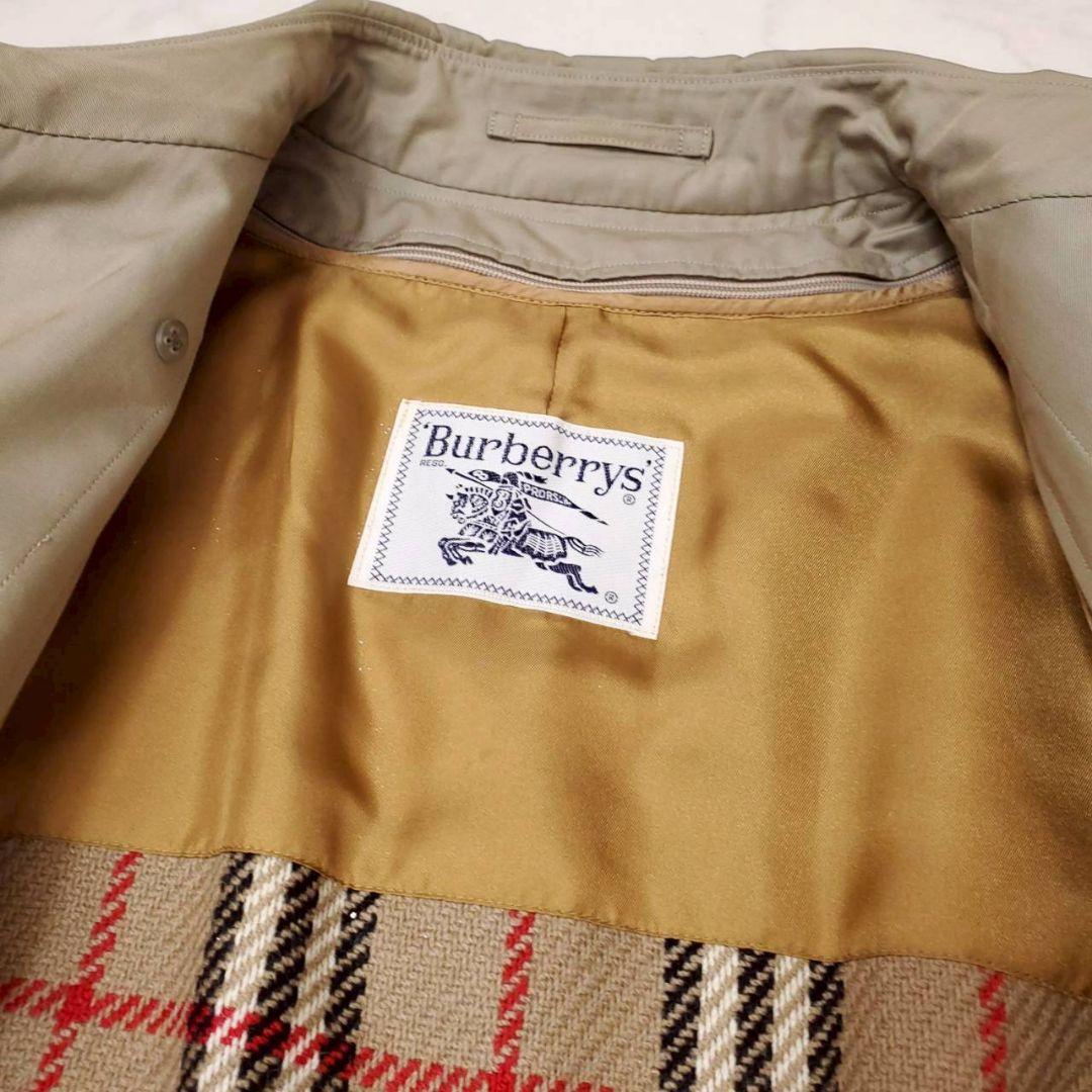 美品✨バーバリー ライナー付 トレンチコート ノバチェック ロング丈 ベルト付