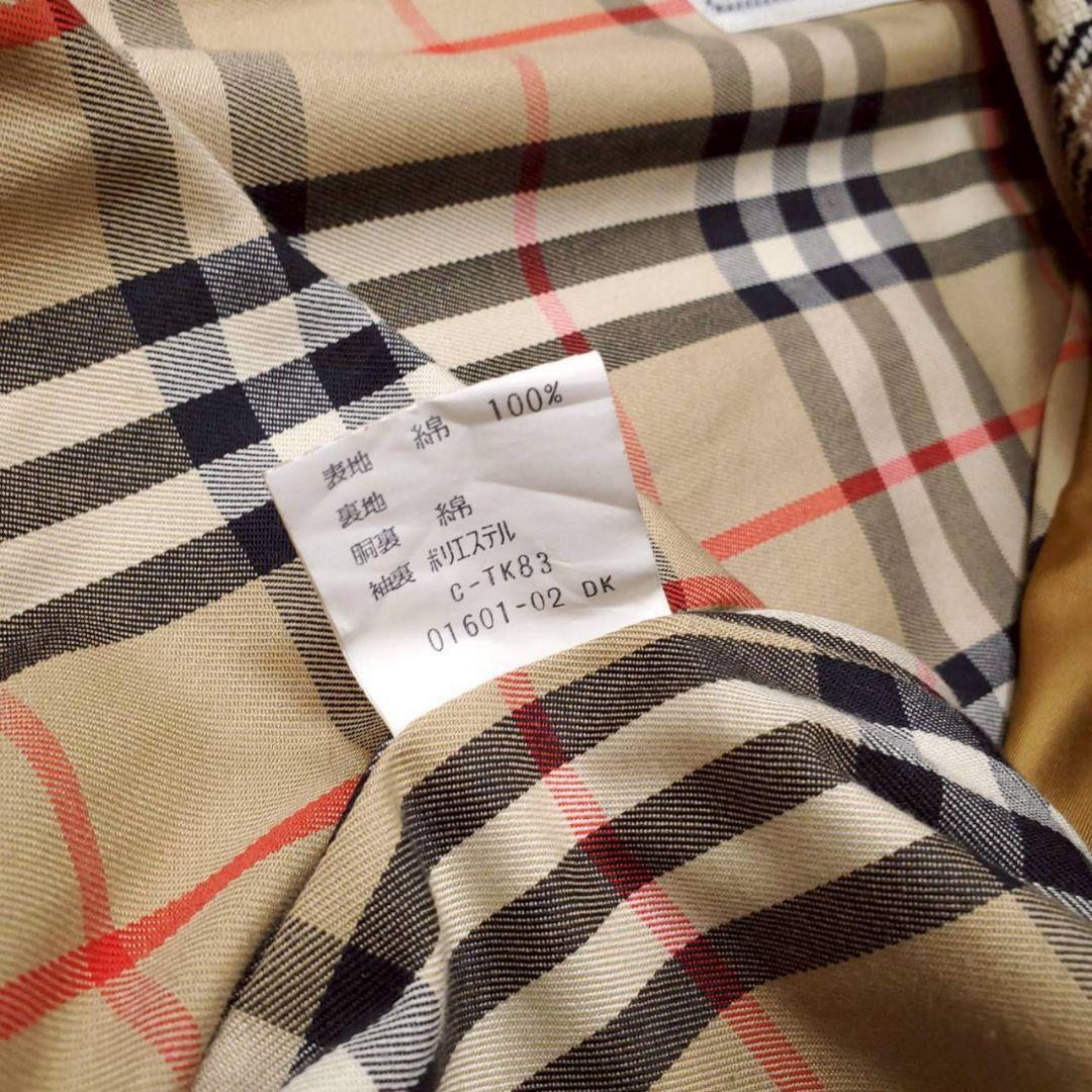 美品✨バーバリー ライナー付 トレンチコート ノバチェック ロング丈 ベルト付