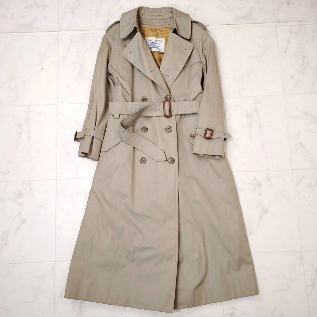 美品✨バーバリー ライナー付 トレンチコート ノバチェック ロング丈 ベルト付