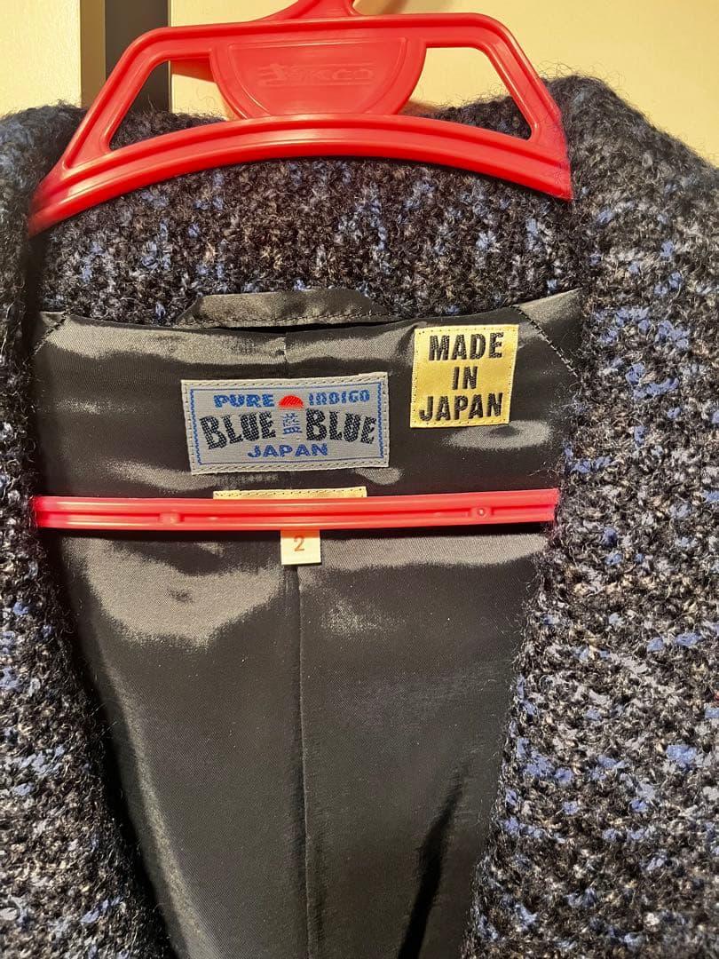 BLUE BLUE JAPAN ダブルブレストコート※値下げ※