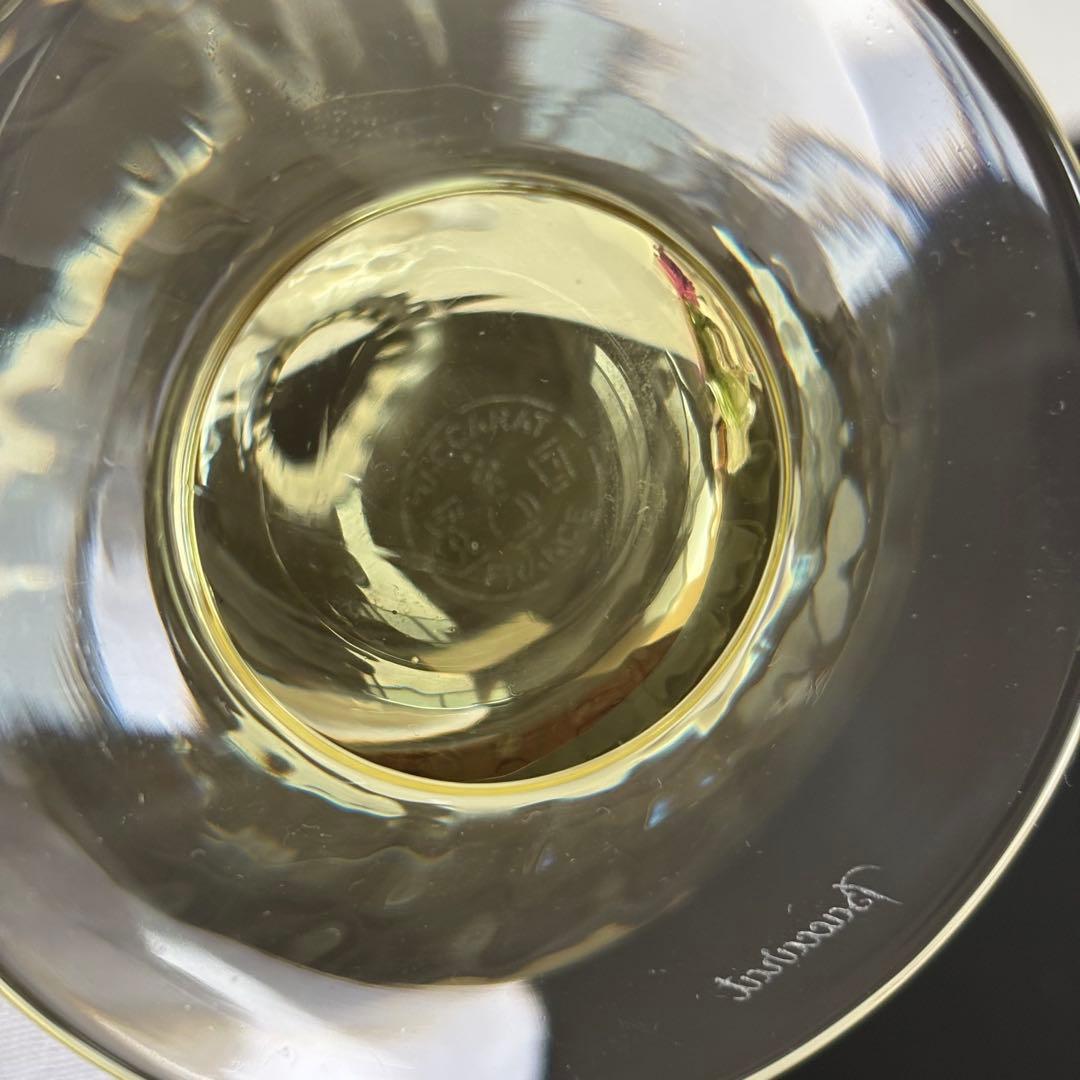 【新品未使用】Baccarat バカラ アクアレーユ 一輪挿し イエロー 希少