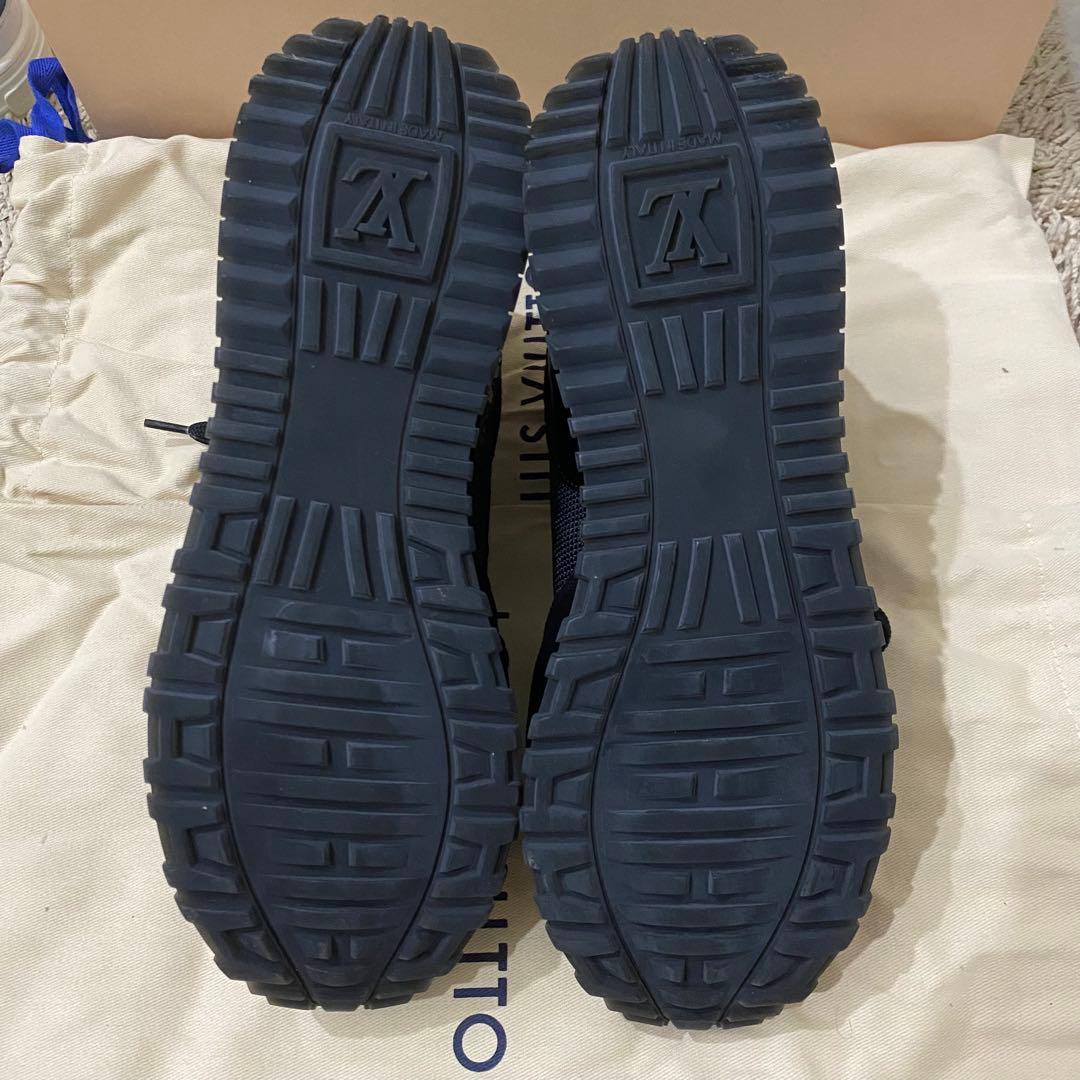 LOUIS VUITTONランアウェイラインスニーカー36 ブラック　モノグラム