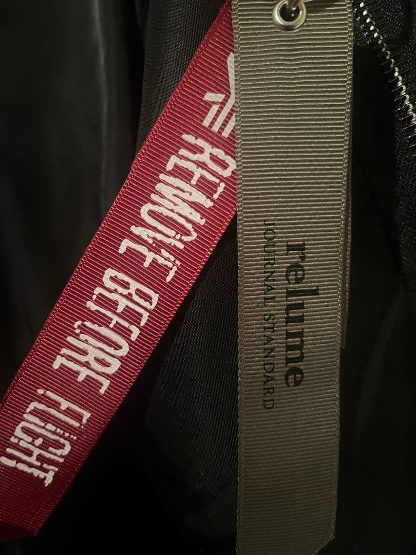 【レア商品❗️】JOURNAL STANDARD別注　MA-1 迷彩柄袖　黒　L