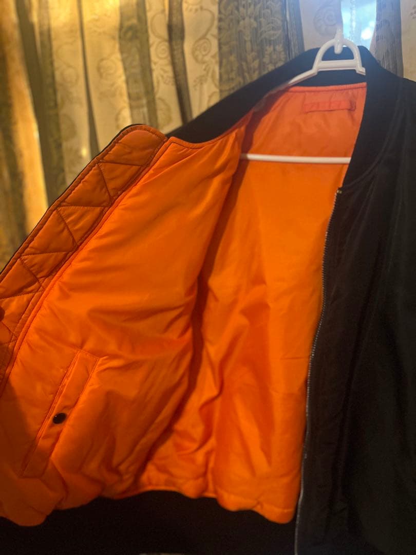 【レア商品❗️】JOURNAL STANDARD別注　MA-1 迷彩柄袖　黒　L