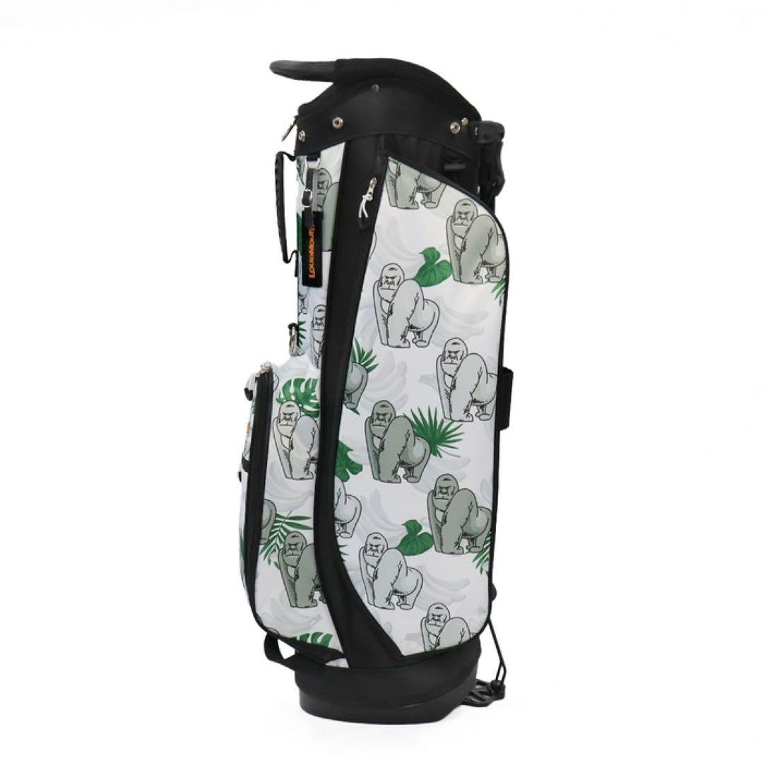 【新品】ラウドマウス キャディバッグ 8.5型 ゴリラグリーン 438 0031