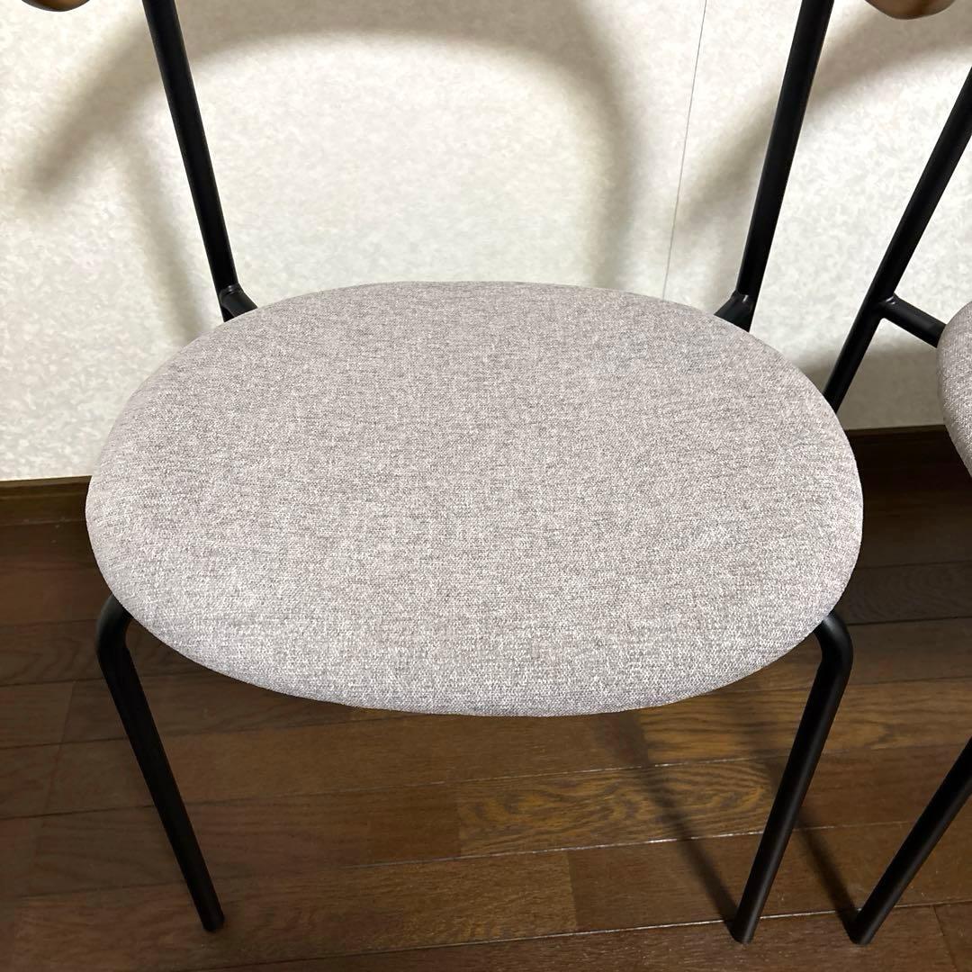 【美品】① クラッシュゲート アトム チェア ２脚セット