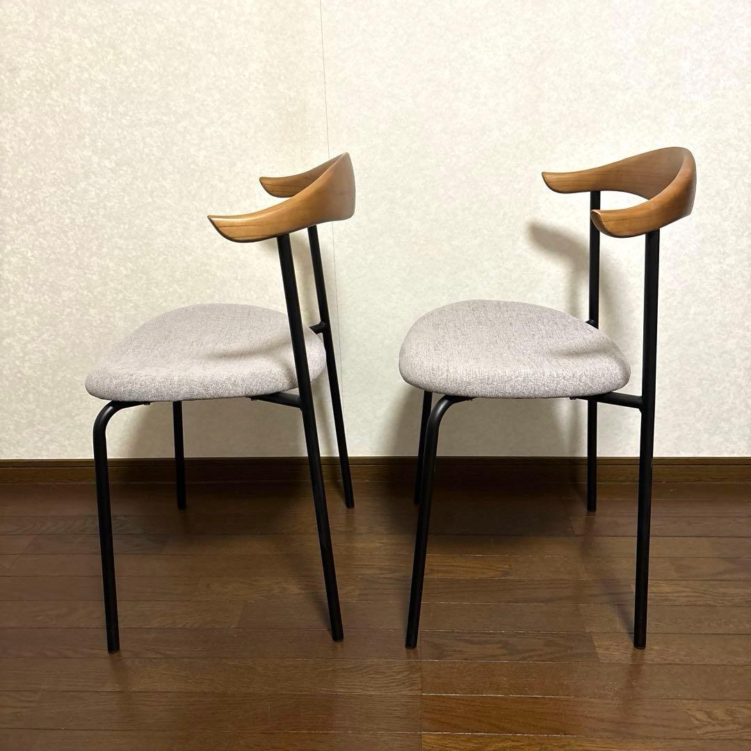 【美品】① クラッシュゲート アトム チェア ２脚セット