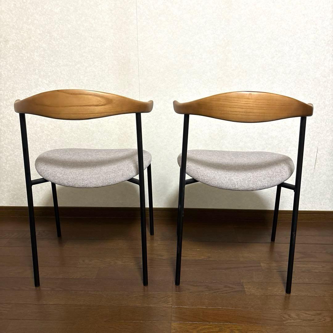 【美品】① クラッシュゲート アトム チェア ２脚セット