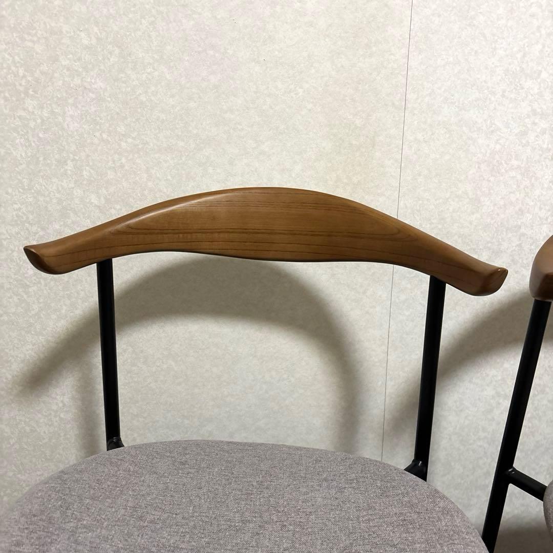 【美品】① クラッシュゲート アトム チェア ２脚セット