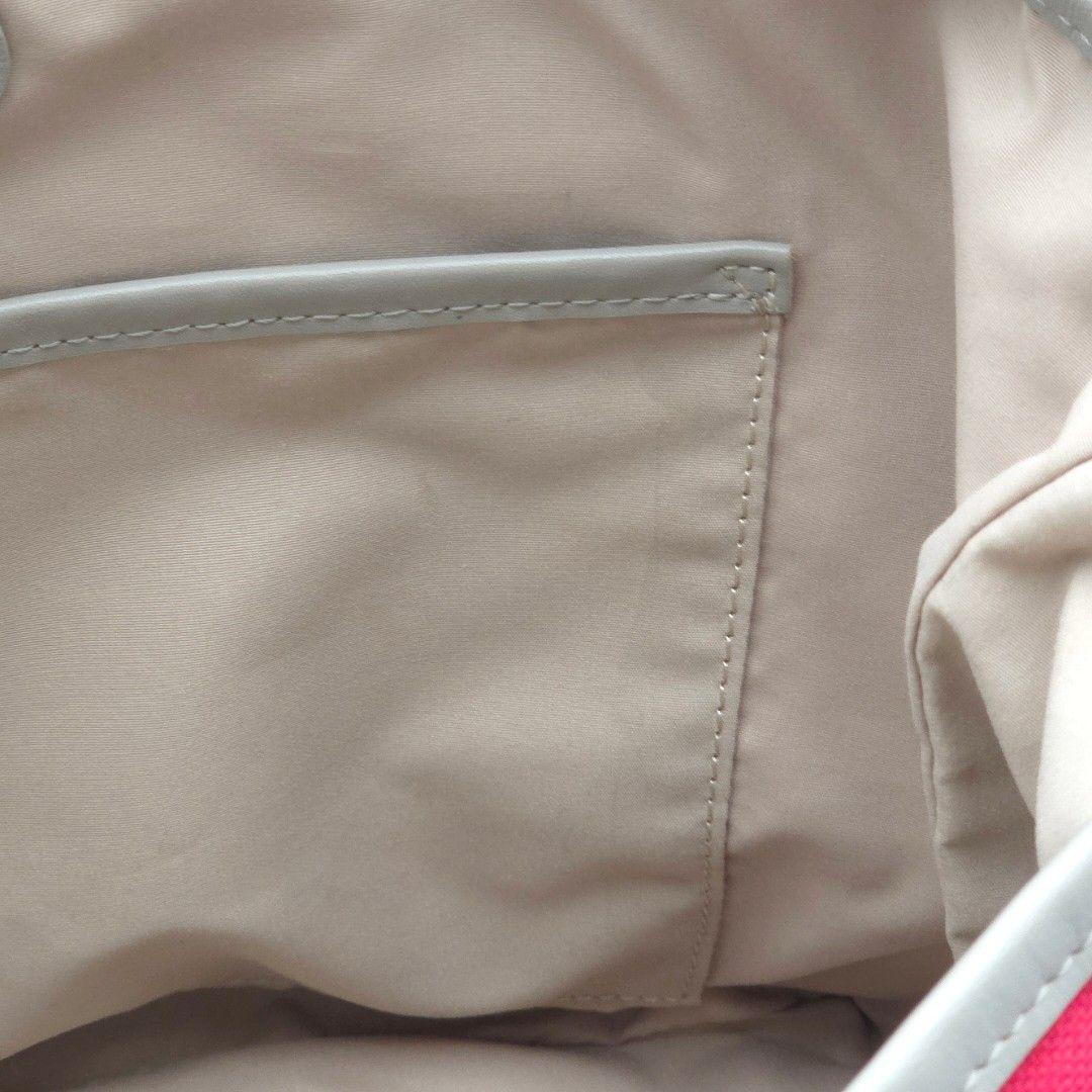 ✨美品✨ハンティングワールド 2Way ショルダーバッグ キャンバス レザー 赤