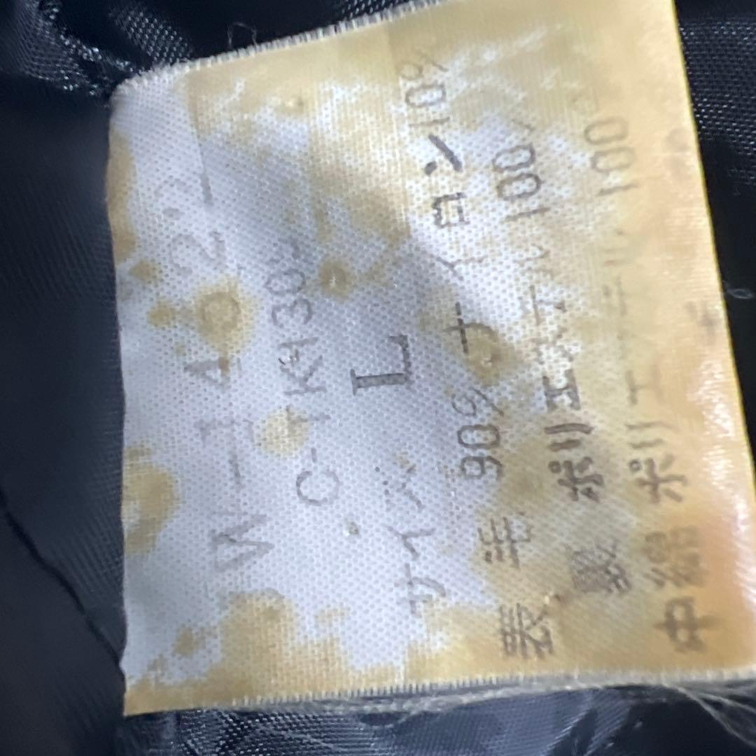 VAN JAC スタジアムジャンパー　ブラック　袖皮　 Lサイズ