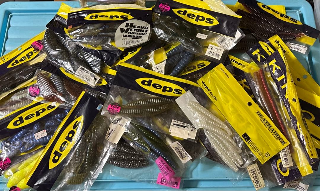 バス釣りワームセット　100袋以上