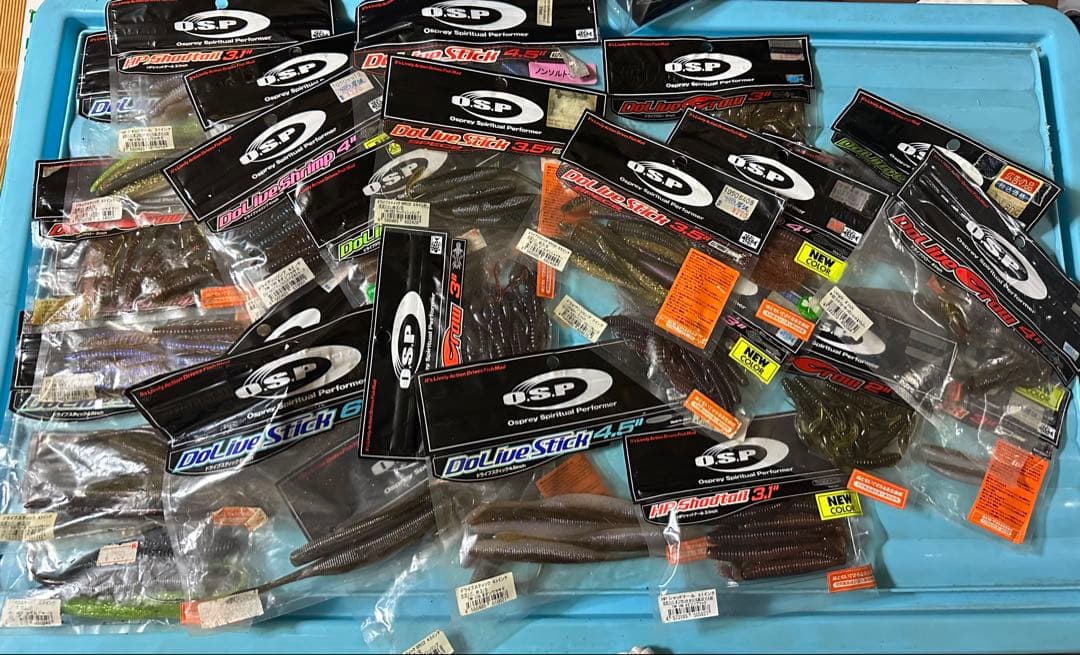 バス釣りワームセット　100袋以上