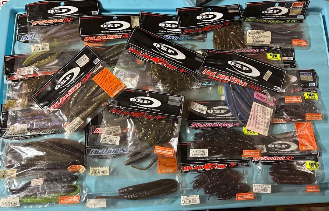 バス釣りワームセット　100袋以上