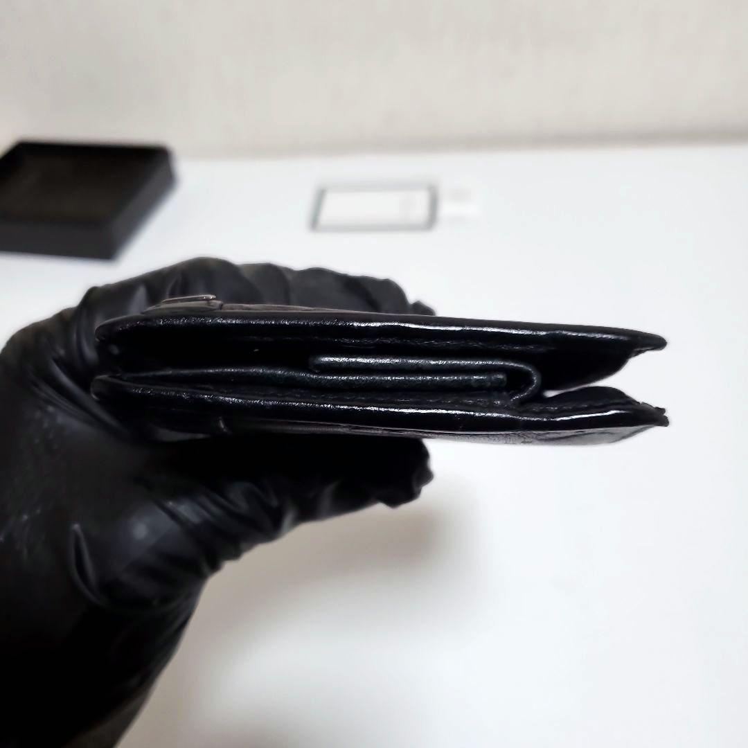 み*か様 GUCCI　グッチ　二つ折り財布　GG柄　本革　ブラック