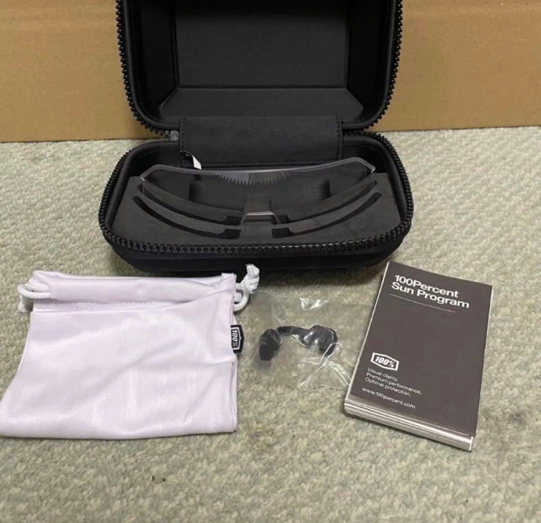 100% サングラス S3 Matte black ワンハンドレッド サングラス