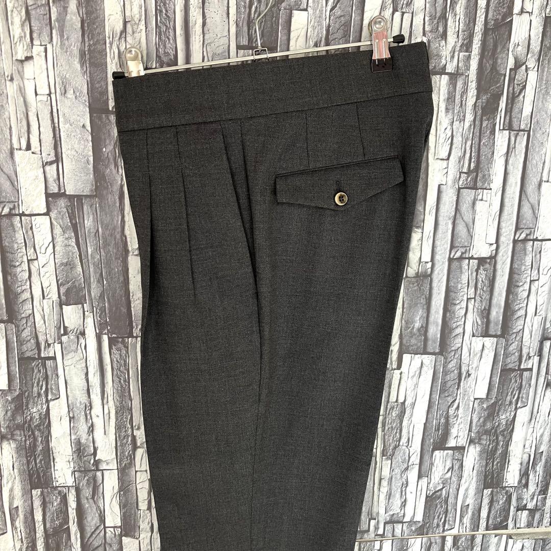 PTTORINOピーティートリノ片グルカ2プリーツ・チャコールジェントルマン44