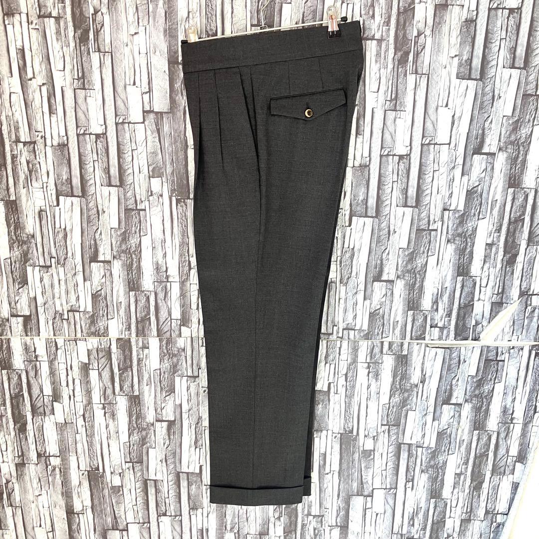 PTTORINOピーティートリノ片グルカ2プリーツ・チャコールジェントルマン44