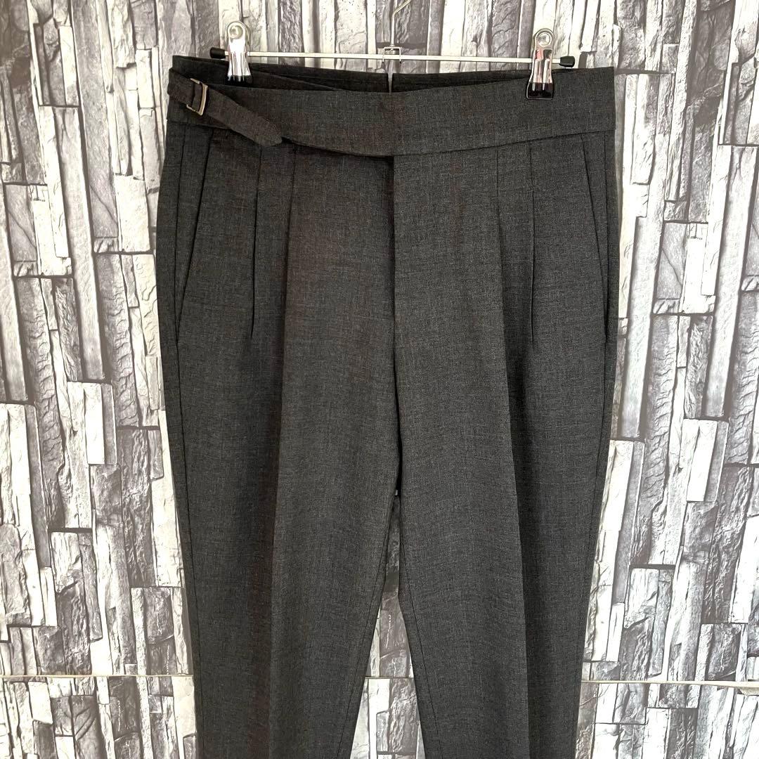 PTTORINOピーティートリノ片グルカ2プリーツ・チャコールジェントルマン44