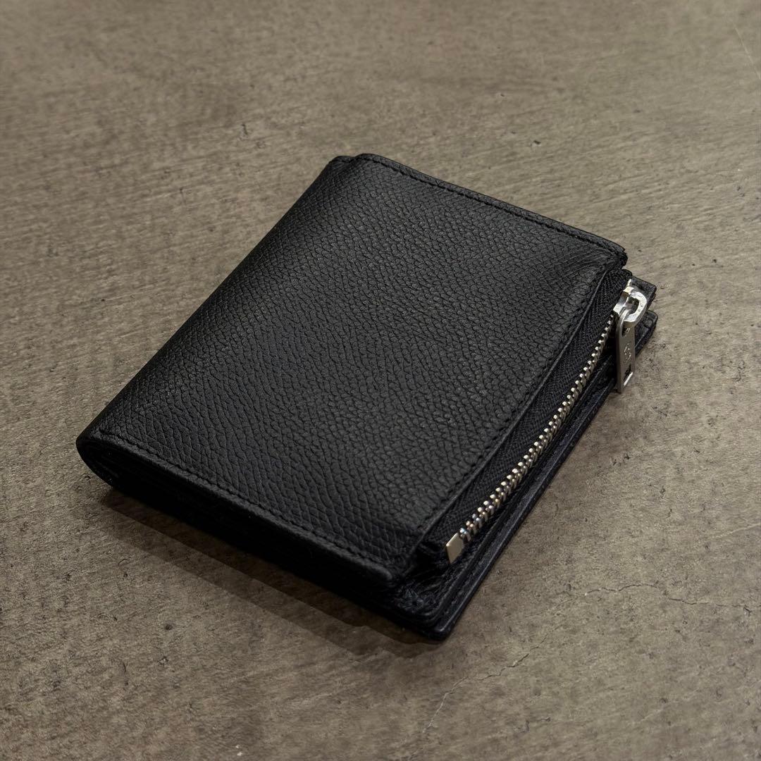 Maison Margiela メゾンマルジェラ 二つ折り財布 レザー ブラック