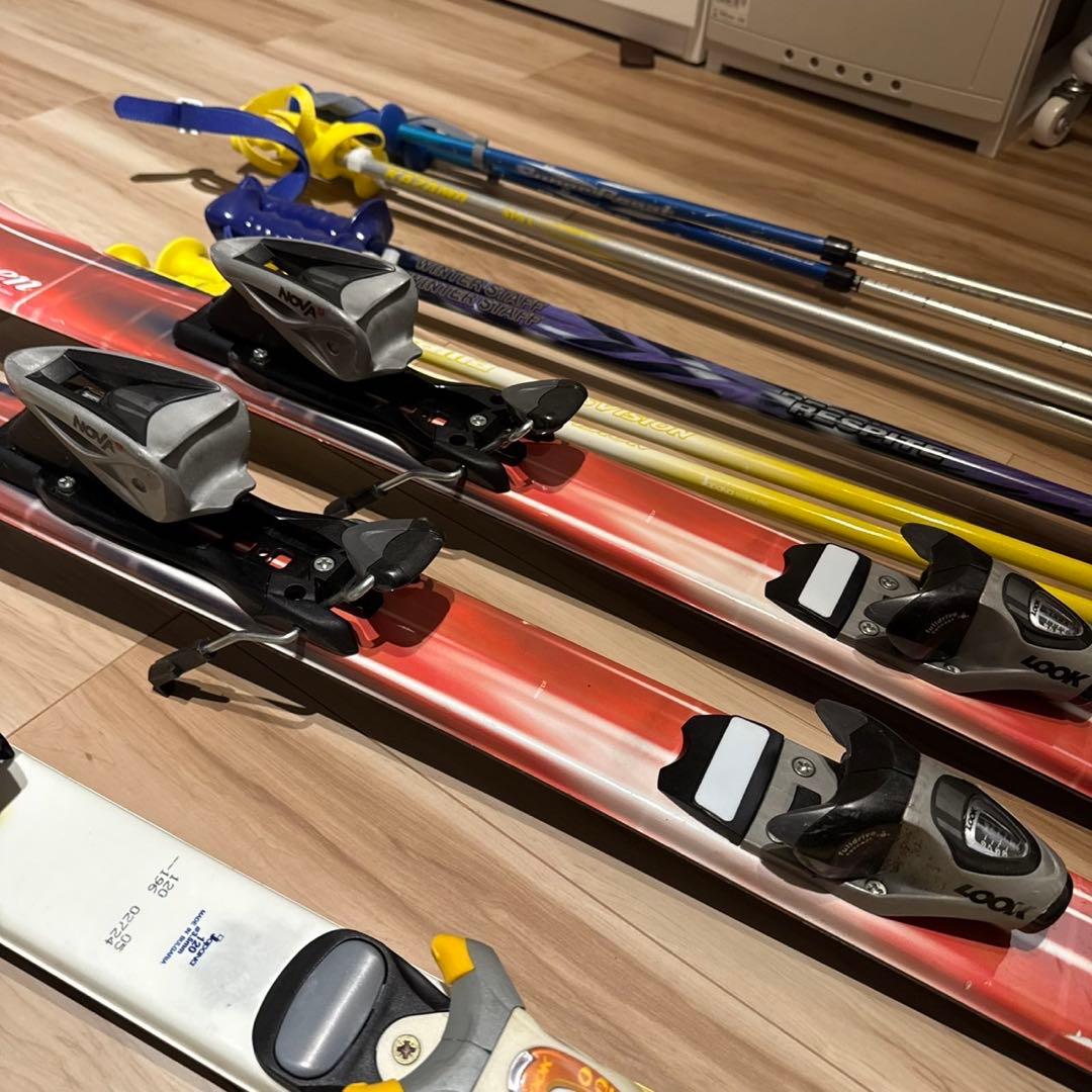 もとし　子ども用　スキー板　まとめ売り