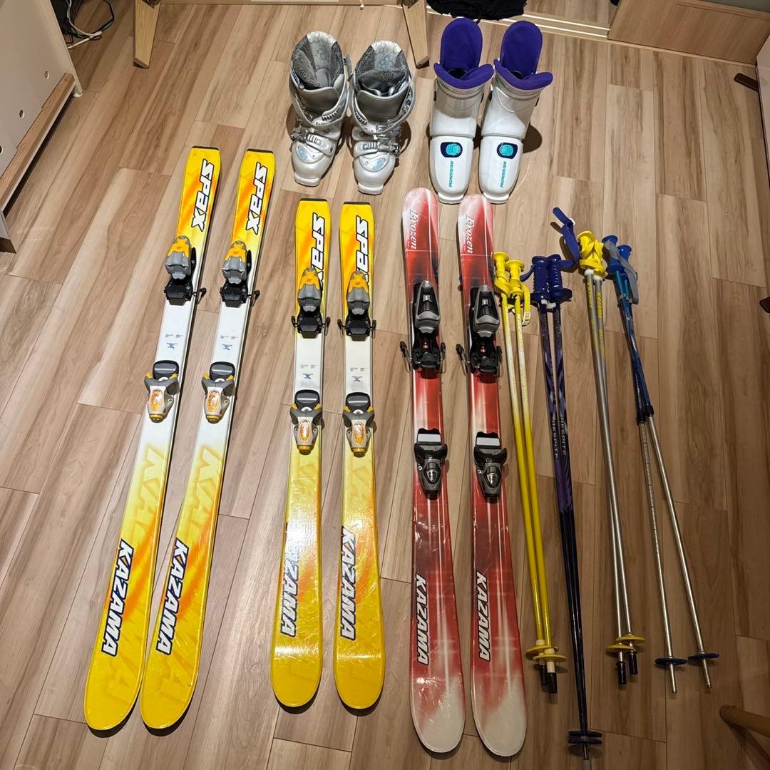 もとし　子ども用　スキー板　まとめ売り