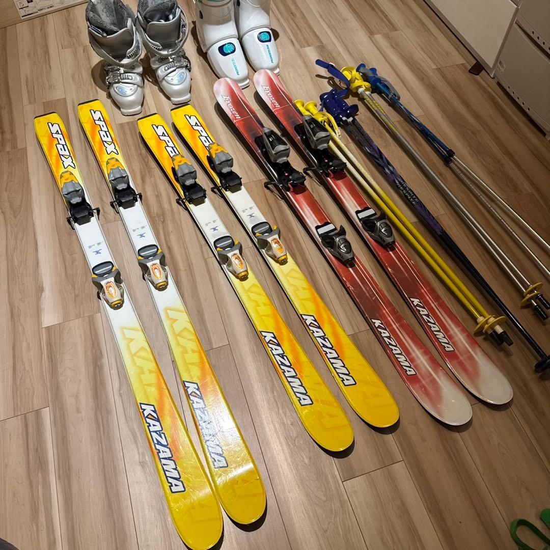 もとし　子ども用　スキー板　まとめ売り