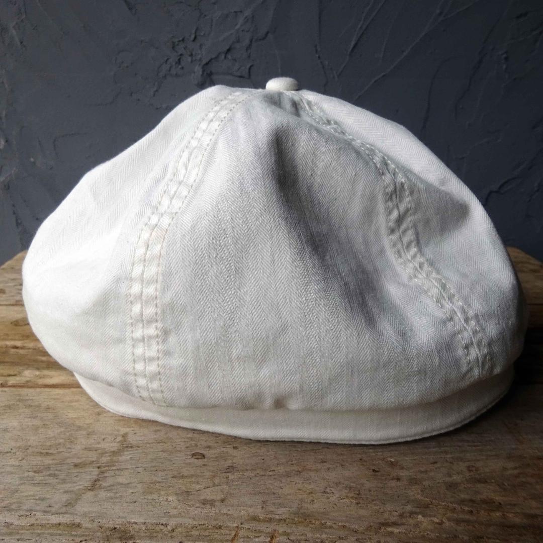 RRL 　キャスケット ホワイト白 　LG　ハンティング　ラルフローレン帽子