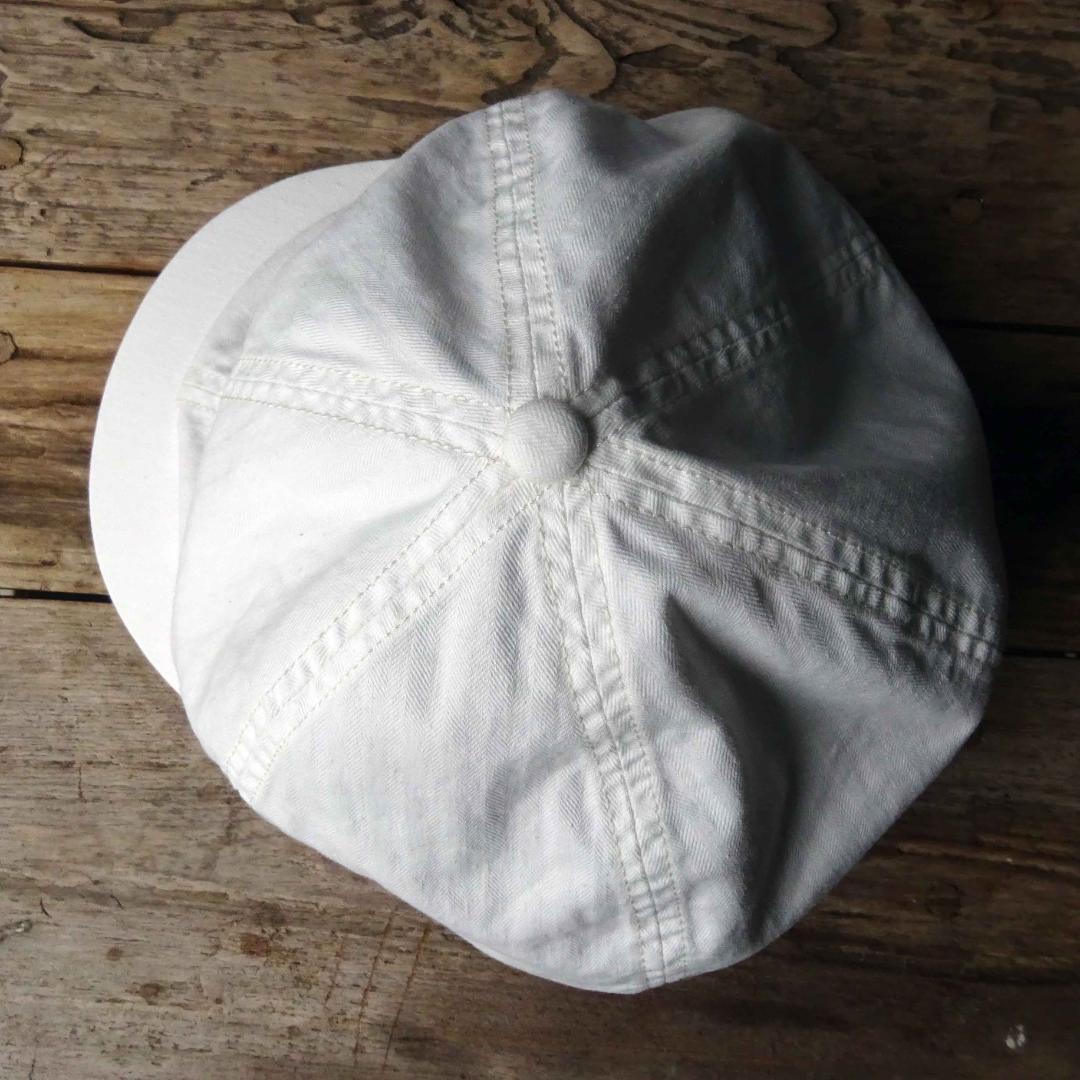 RRL 　キャスケット ホワイト白 　LG　ハンティング　ラルフローレン帽子