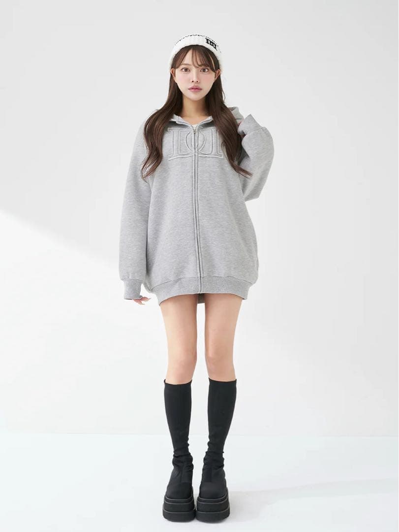 Darich☆アップリケDDロゴパーカー新品未使用タグ付き未開封