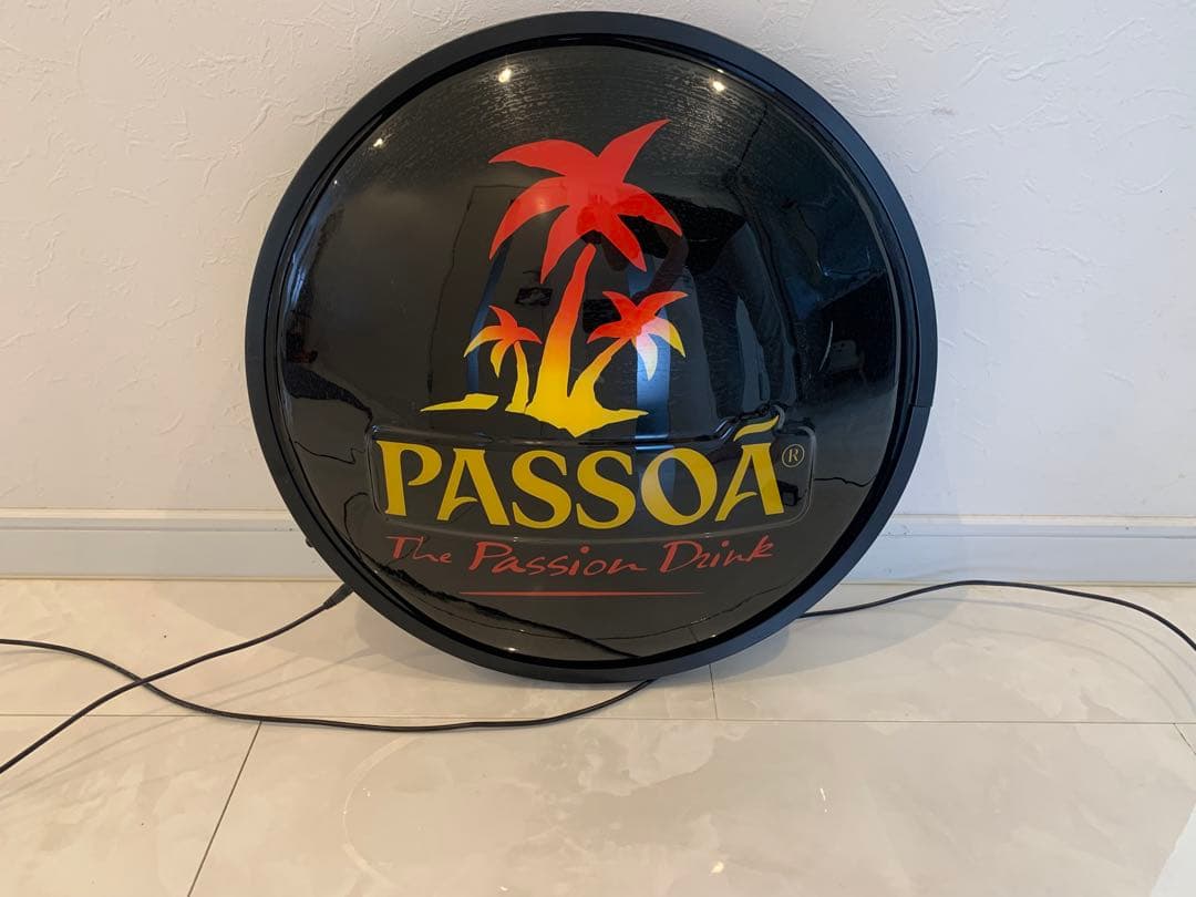 激レア　パッソア　電飾看板　ネオン　バー