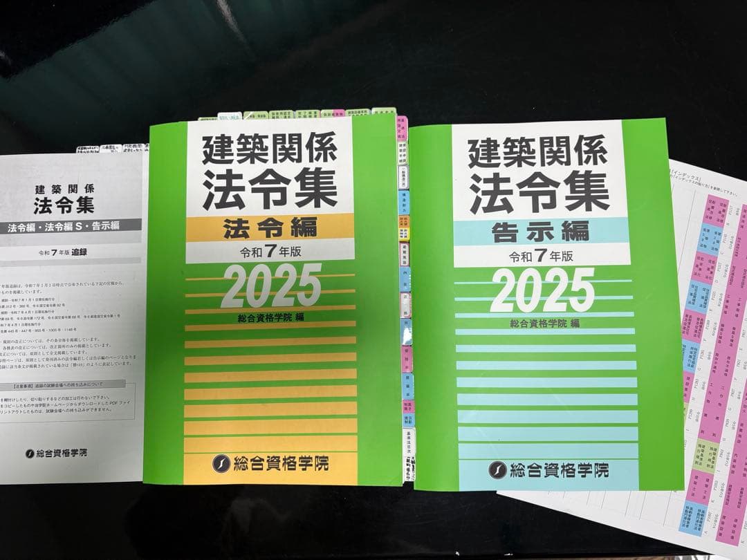 2025年 二級建築士 法令集 線引き済み