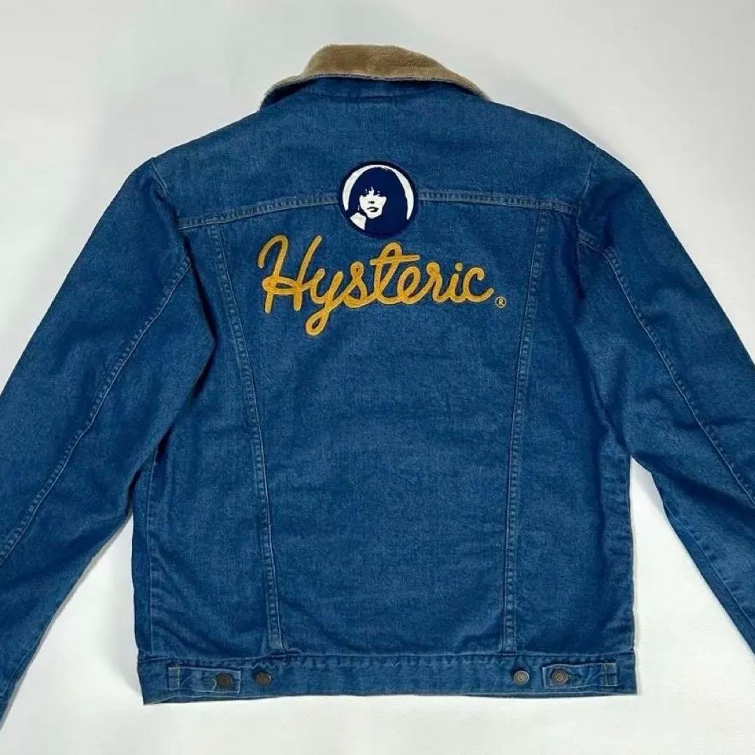 HYSTERIC GLAMOUR ヒステリックグラマー ボアデニムジャケット L