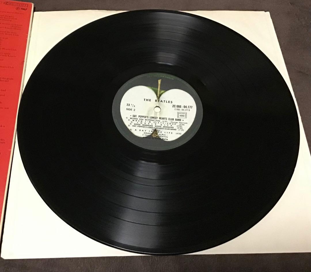極美LP‼️フランス盤アップル『ビートルズ　サージェント・ペッパーズ』1974年