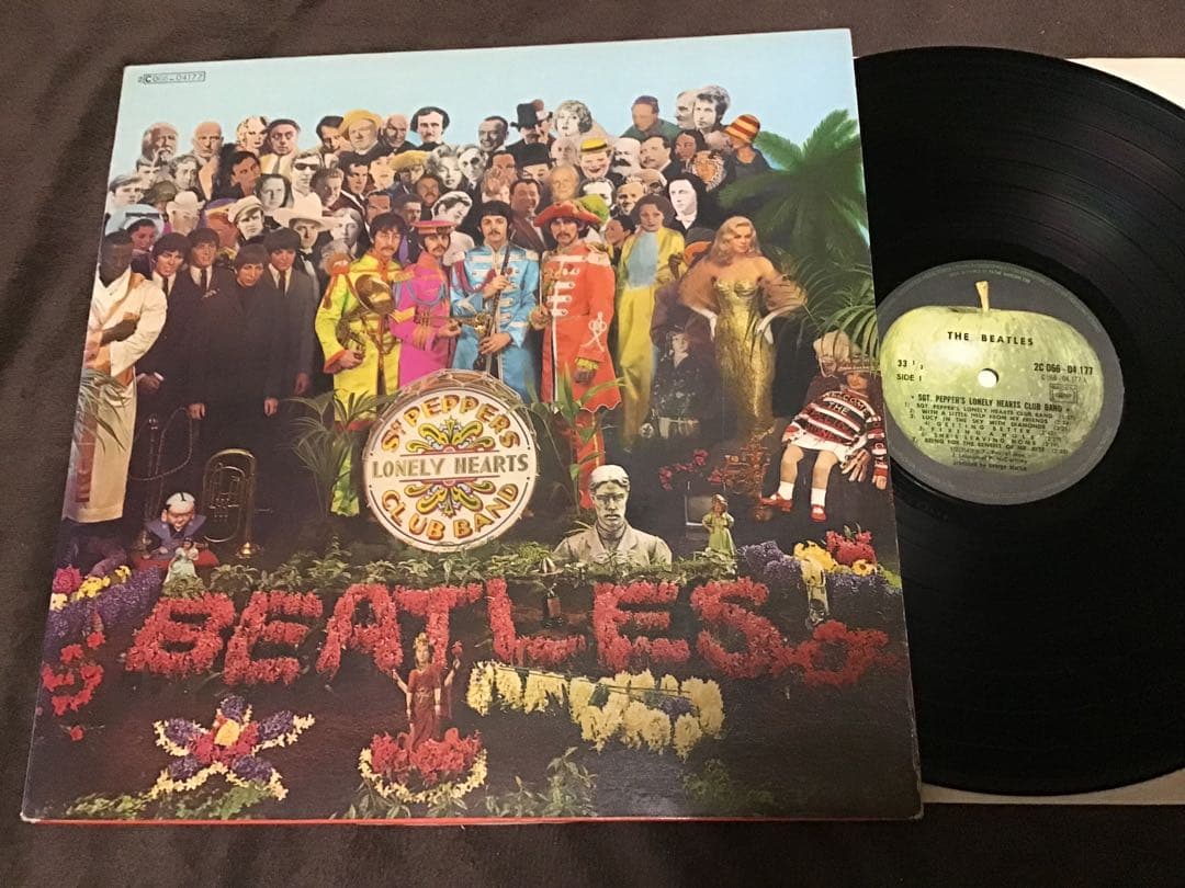 極美LP‼️フランス盤アップル『ビートルズ　サージェント・ペッパーズ』1974年
