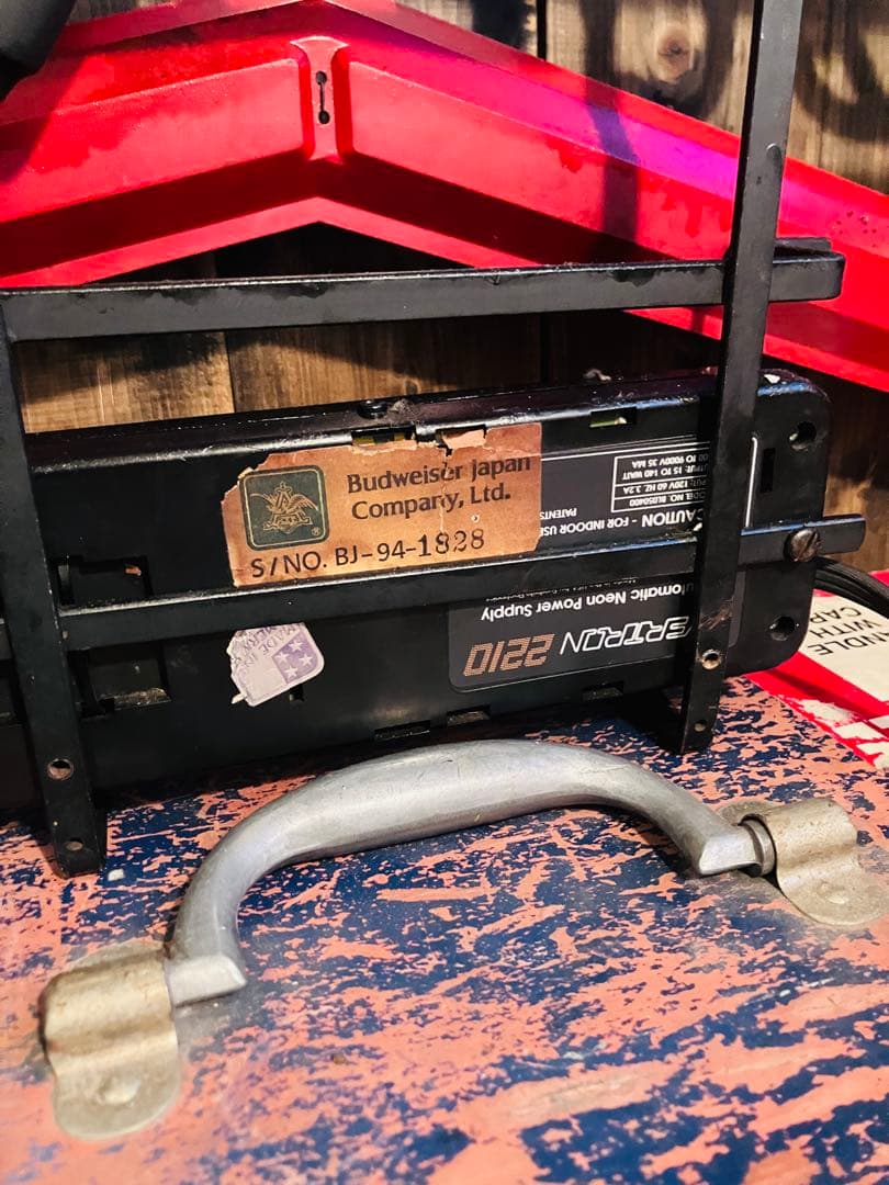 希少Budweiser バドワイザーネオン看板
