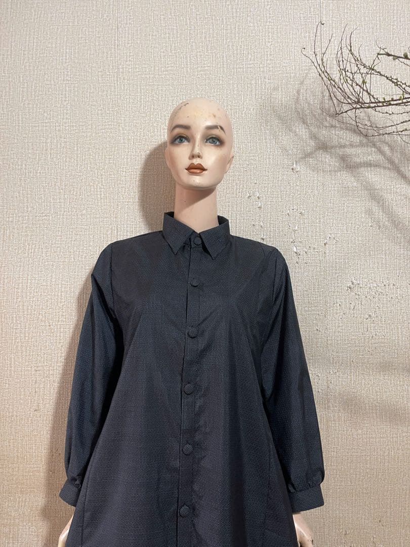 くろすけ　着物リメイクワンピース　大島紬　2月中旬から発送